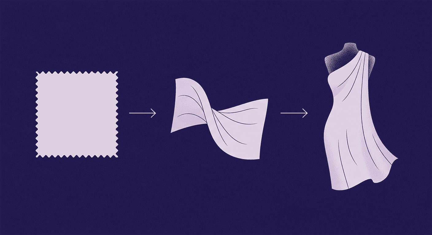 Workflow for Digital Textile Draping and Texture Mapping Main Article Image