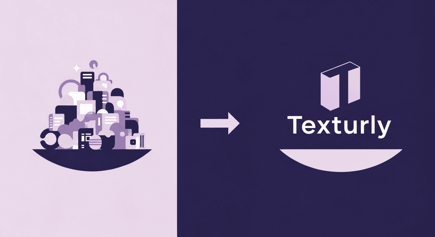 Texturly vs PolyHaven & AmbientCG: Results from Our Complete Pipeline Analysis This diagram represents the contrast between texture hunting in large, diverse libraries like PolyHaven and AmbientCG versus using an AI texture generation tool like Texturly.