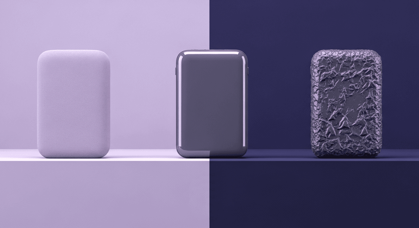 Comparing Functional and Aesthetic Plastic Textures for Product Design Main Article Image